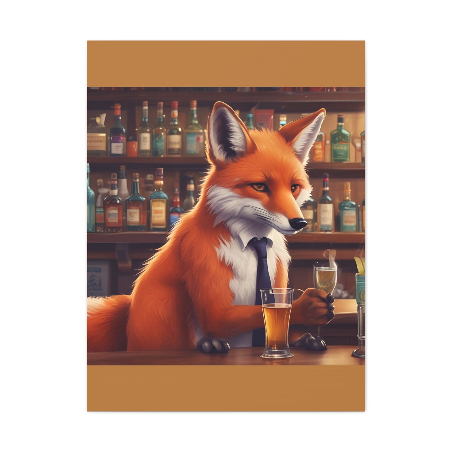 Fox In a Bar