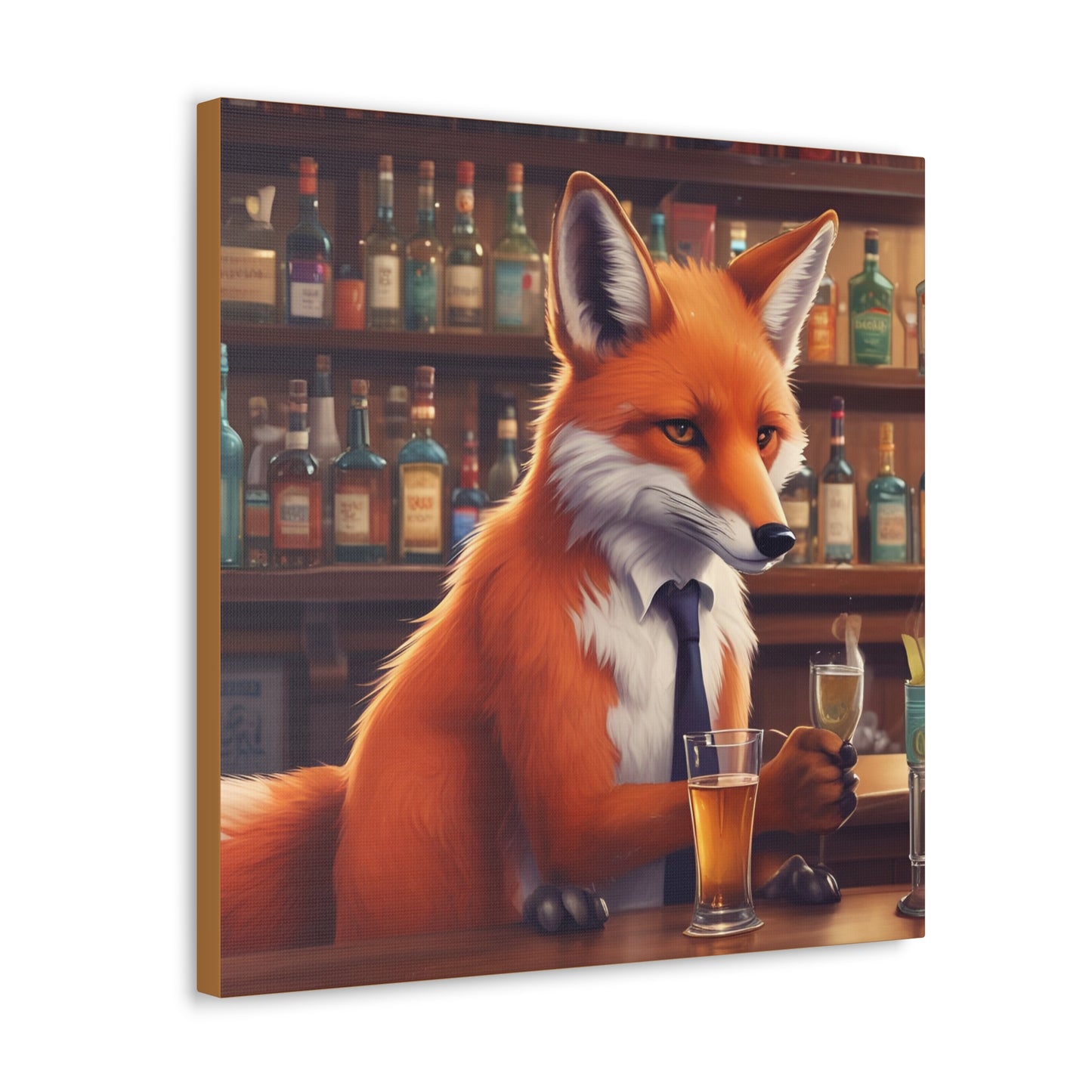 Fox In a Bar