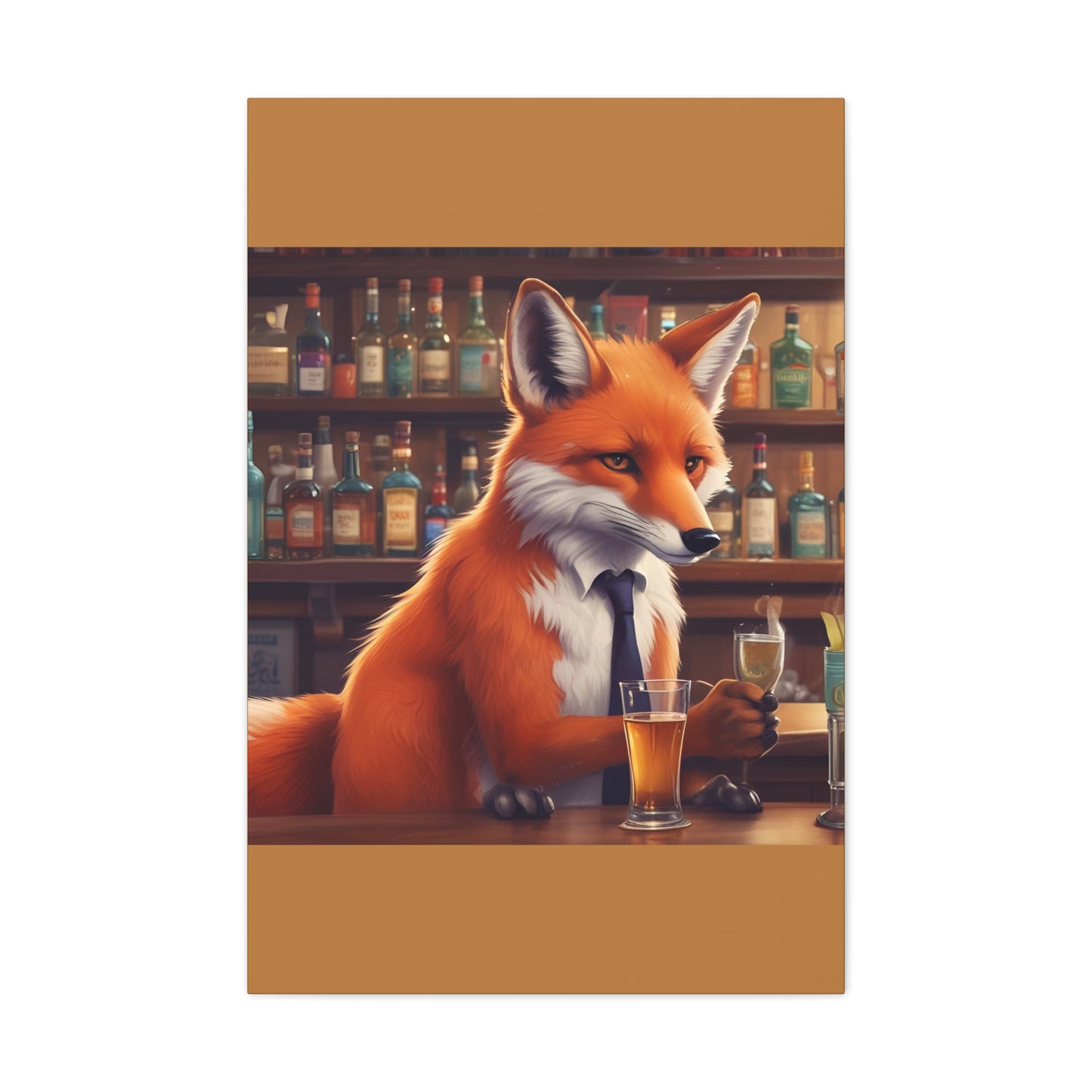 Fox In a Bar