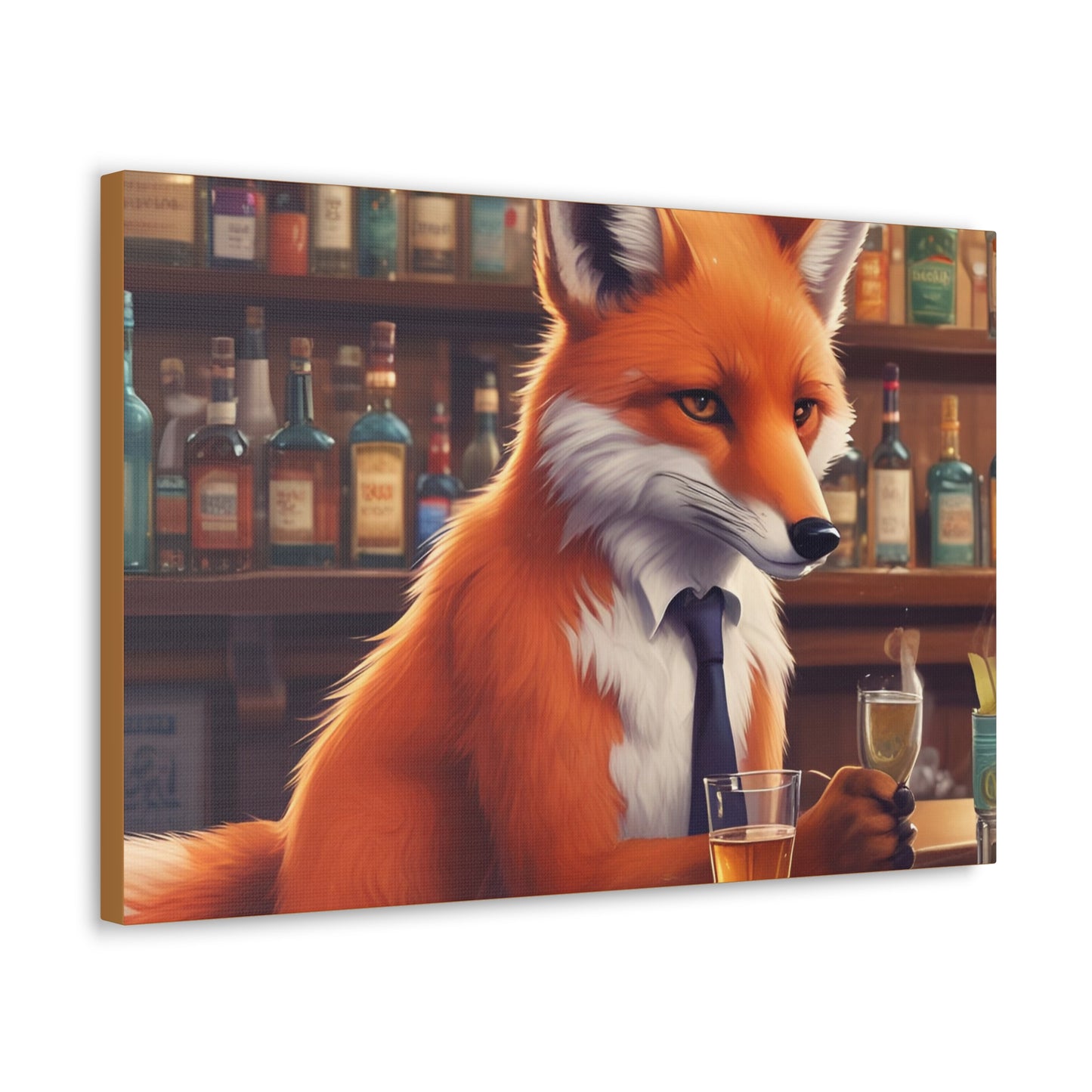 Fox In a Bar