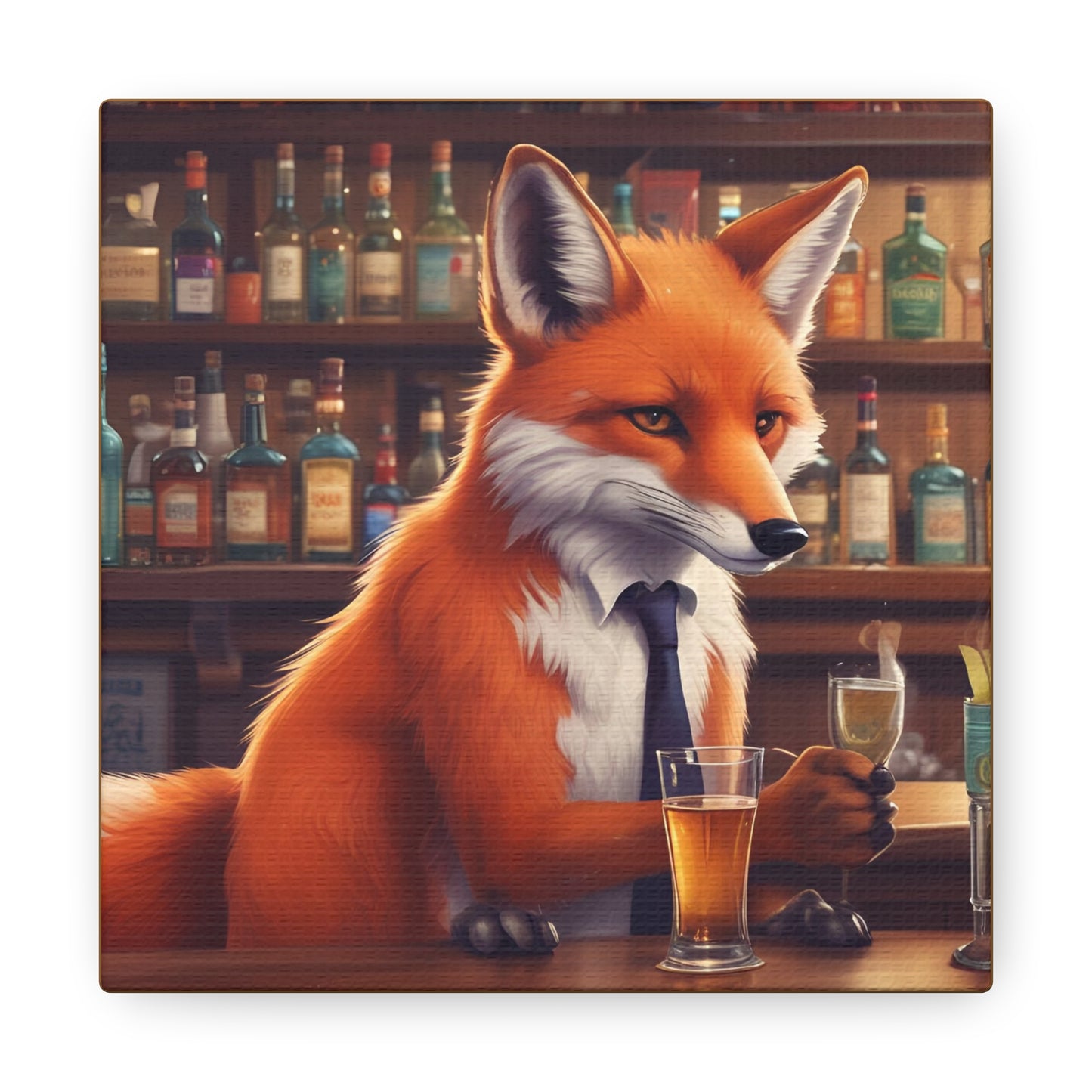 Fox In a Bar